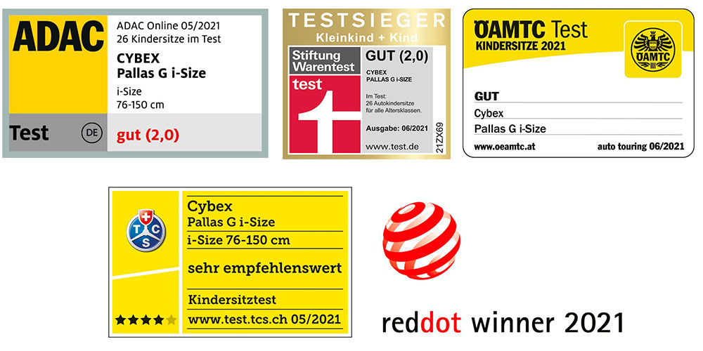 Pallas G i-Size Awards