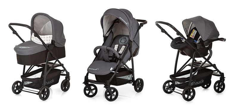 Бебешка количка 3в1 Hauck Rapid 4 X Plus Trioset