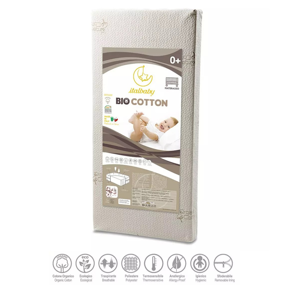 Матрак Italbaby Bio-Cotton 63х125 см