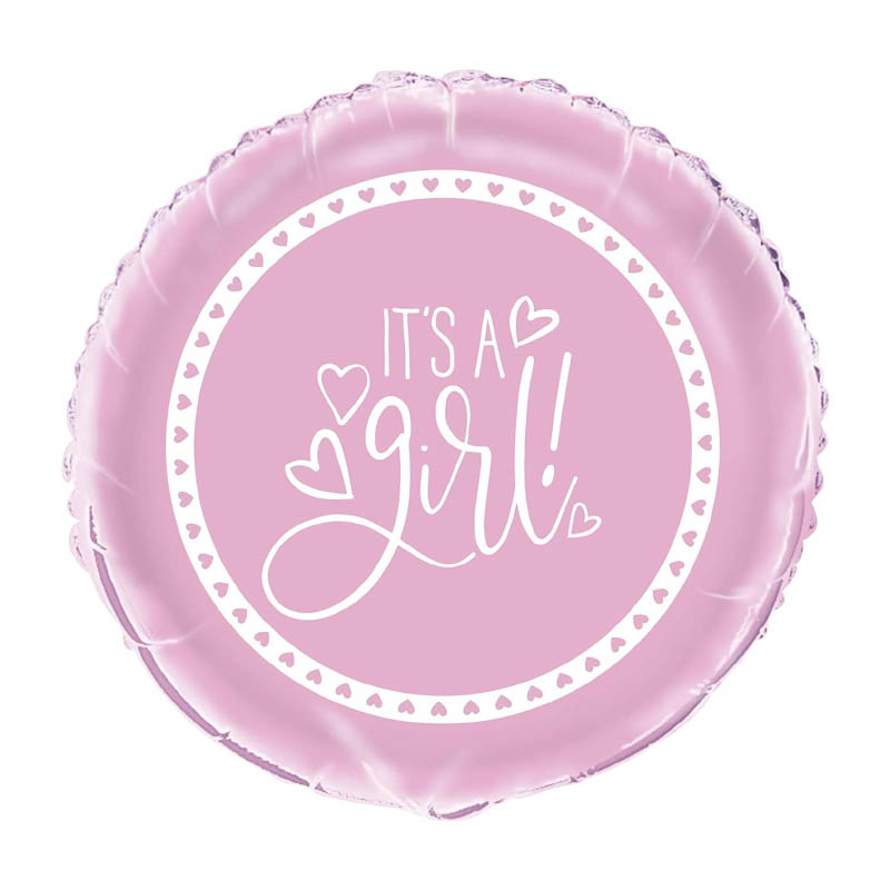 Фолиев балон Unique “It`s a Girl!“ 45 см.