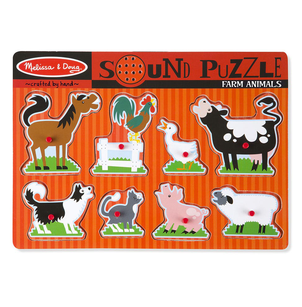 Пъзел със звуци Melissa and Doug Ферма с животни 10726