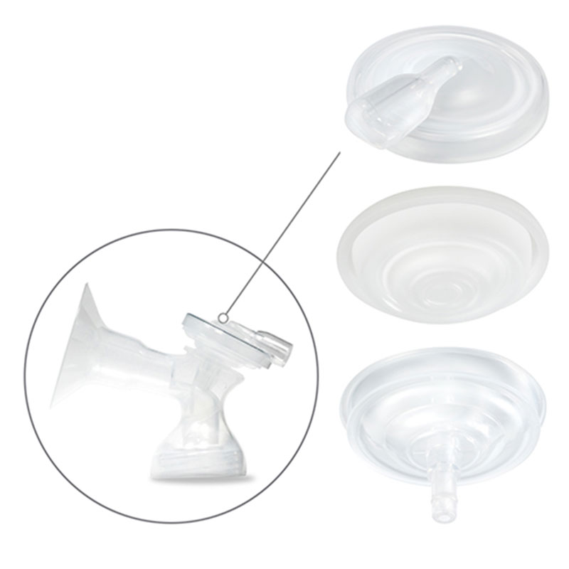 Резервна част BabyOno Nurse Pro Капачета и мембрана, 1483 KIT II