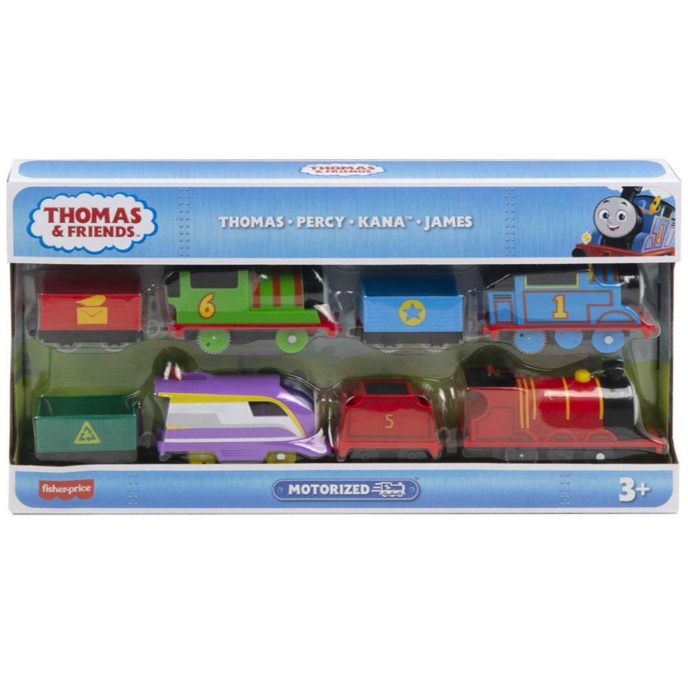 Локомотиви Thomas & Friends Томас, Пърси, Кана и Джеймс 172447