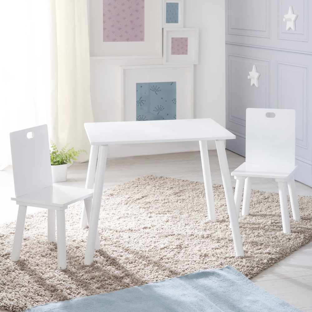 Детска маса със столчета Roba White