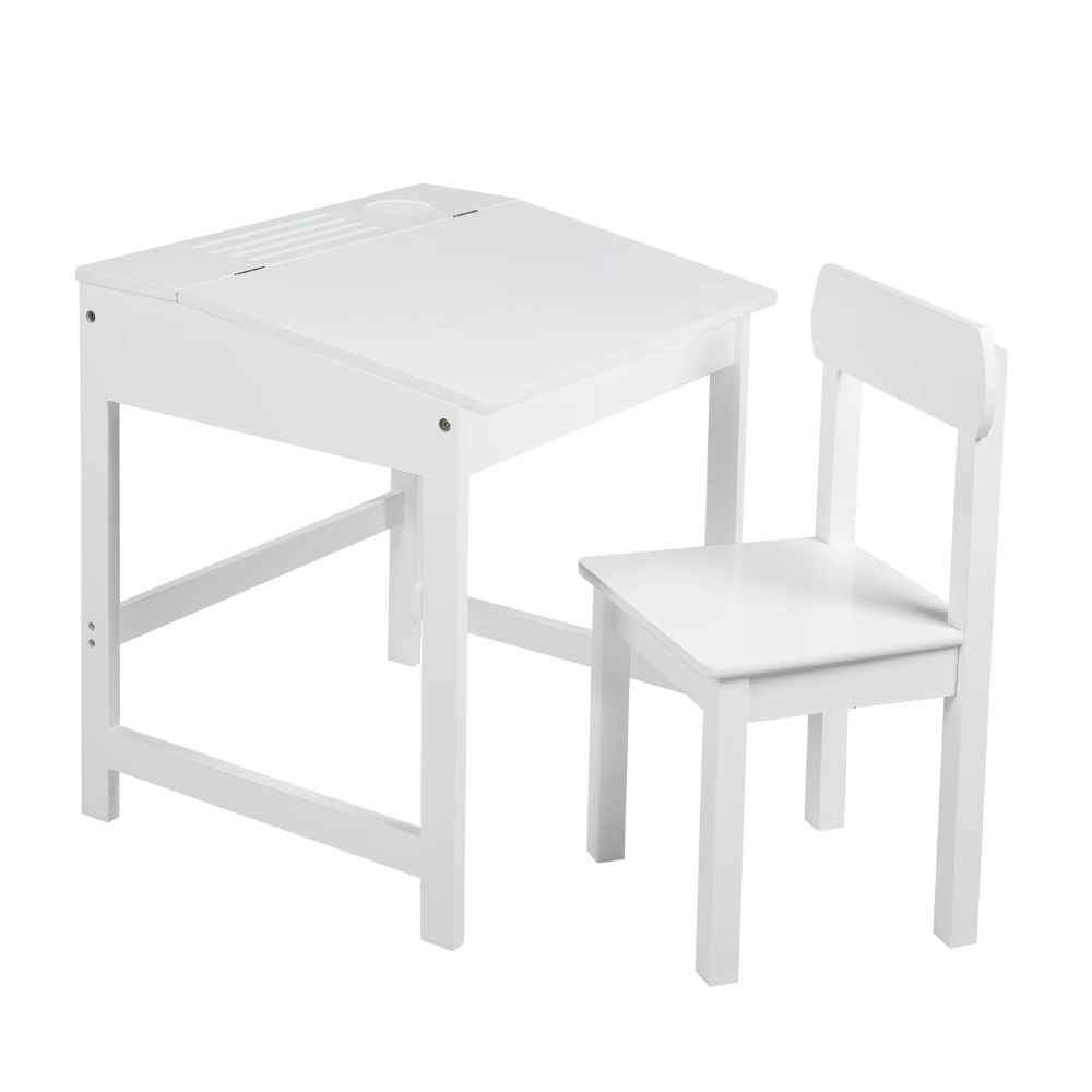 Детска маса със стол Roba White
