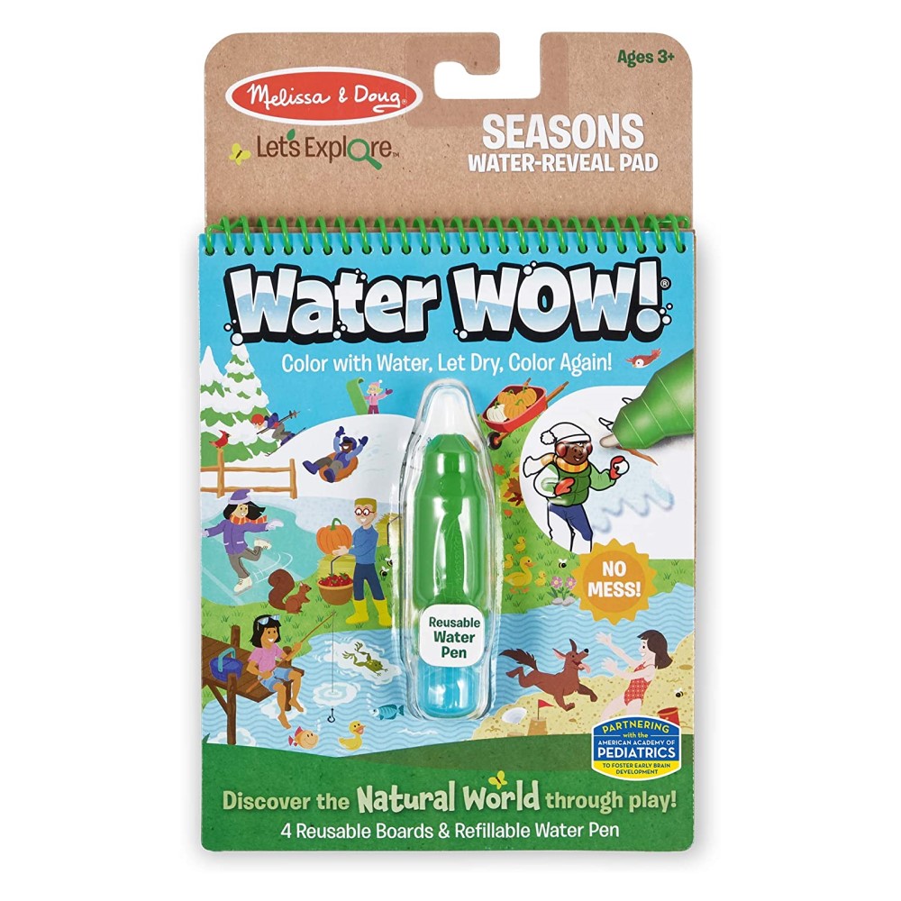Книжка за оцветяване с вода Четири сезона Melissa and Doug 40820