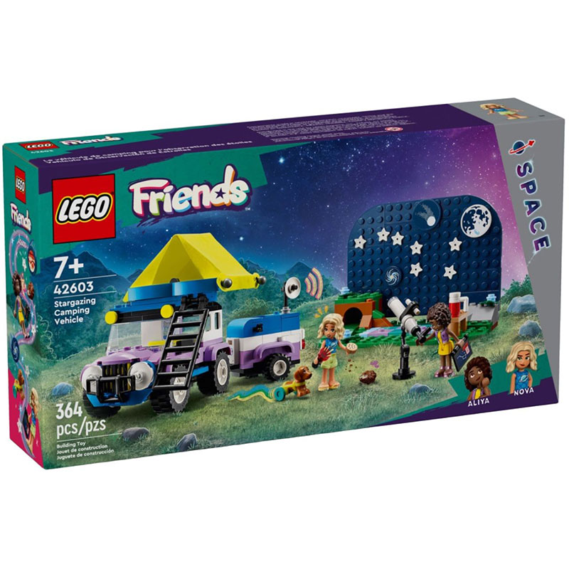 Конструктор LEGO Friends Къмпинг джип за наблюдение на звездите, 42603 