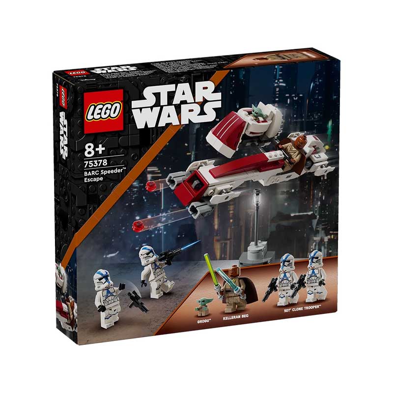 Конструктор LEGO Star Wars - Бягство с BARC скутер 75378