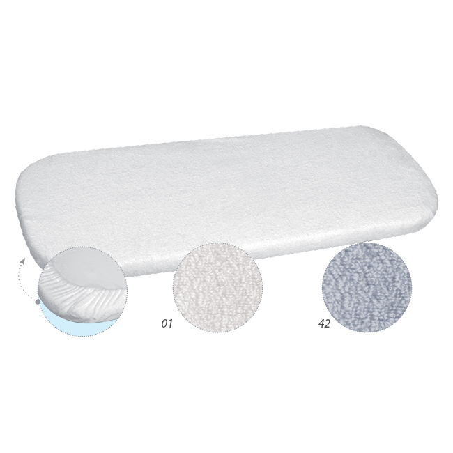 Хавлиен чаршаф против изпотяване за количка 90x40 cm Baby Matex 0297, 01