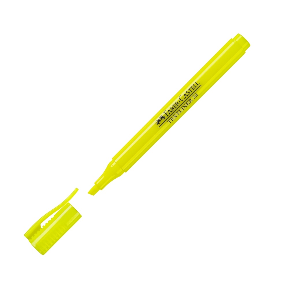 Текст маркер Faber-Castell 38 жълт