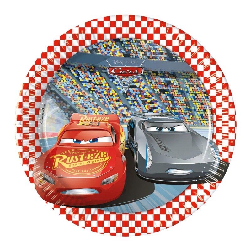 Хартиени чинии Procos CARS 3 8 бр. 20cm 