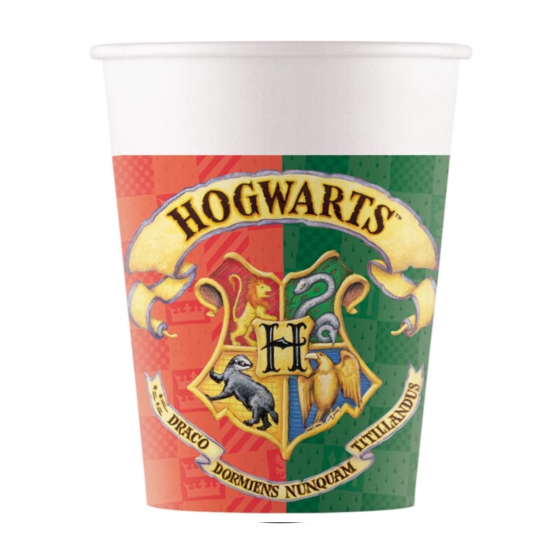 Пластмасови чаши за рожден ден Procos HARRY POTTER 8 бр. 200 ml