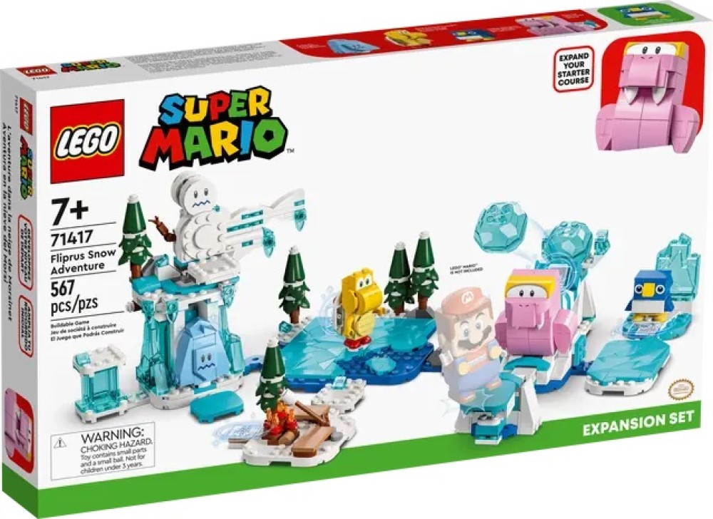 Конструктор LEGO Super Mario Комплект с допълнения, Fliprus Snow Adventure 71417 