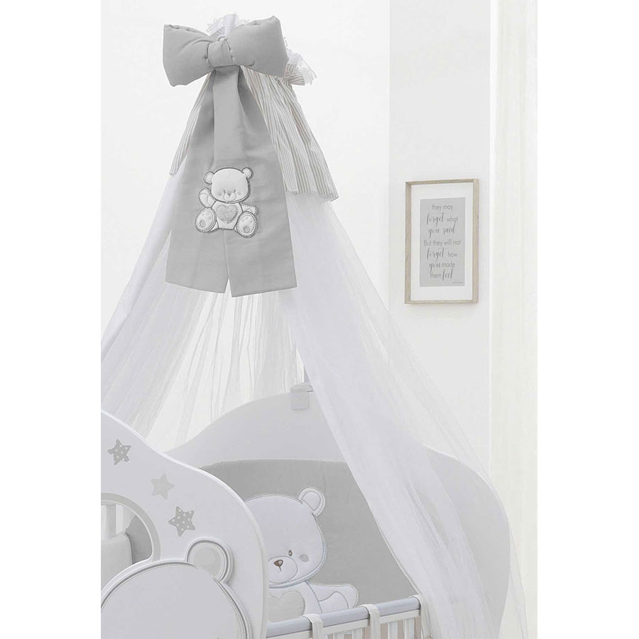 Балдахин със стойка Italbaby JOLIE White/Grey