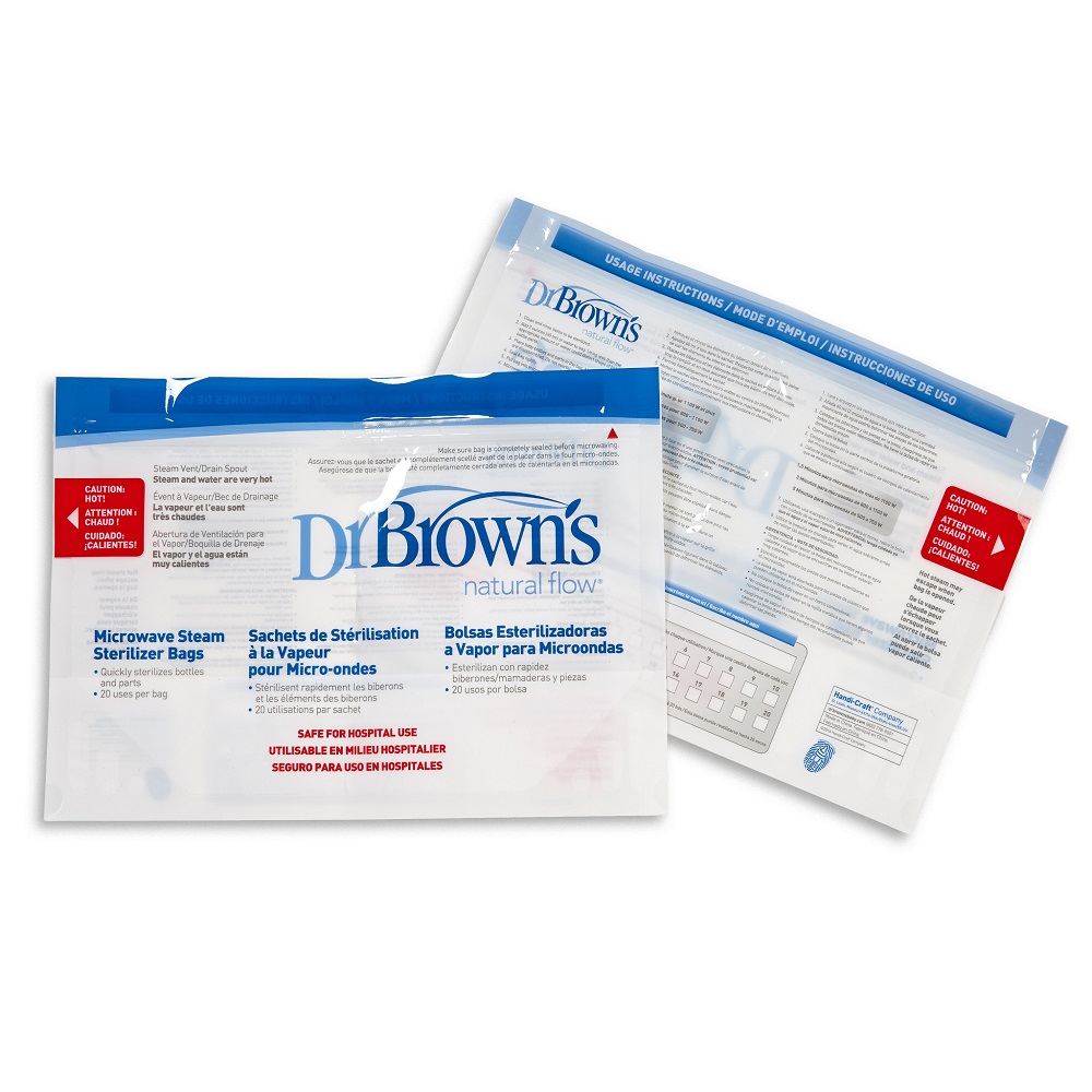 Торбички Dr.Brown's за стерилизация в микровълнова 5бр