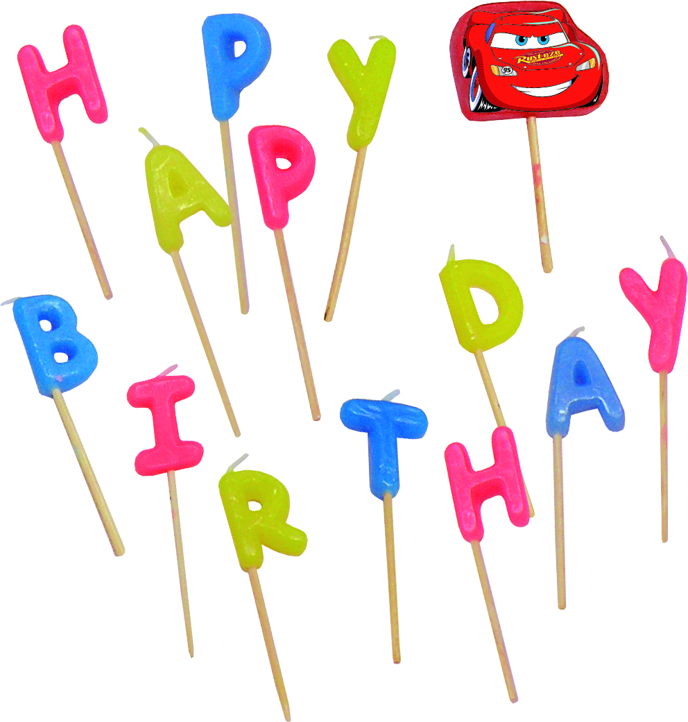Свещи на клечка Procos Happy Birthday 