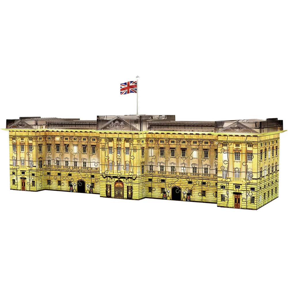 Пъзел 3D Ravensburger с LED светлини Бъкингамският дворец 216 ч.