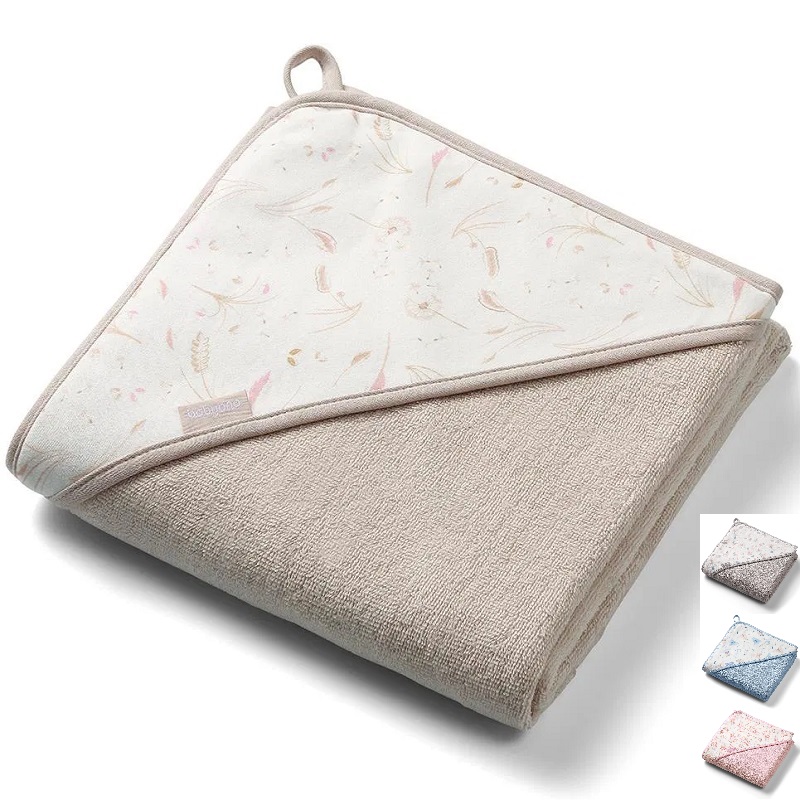 Бебешка хавлия за баня BabyOno с качулка, 100х100 см., 1552