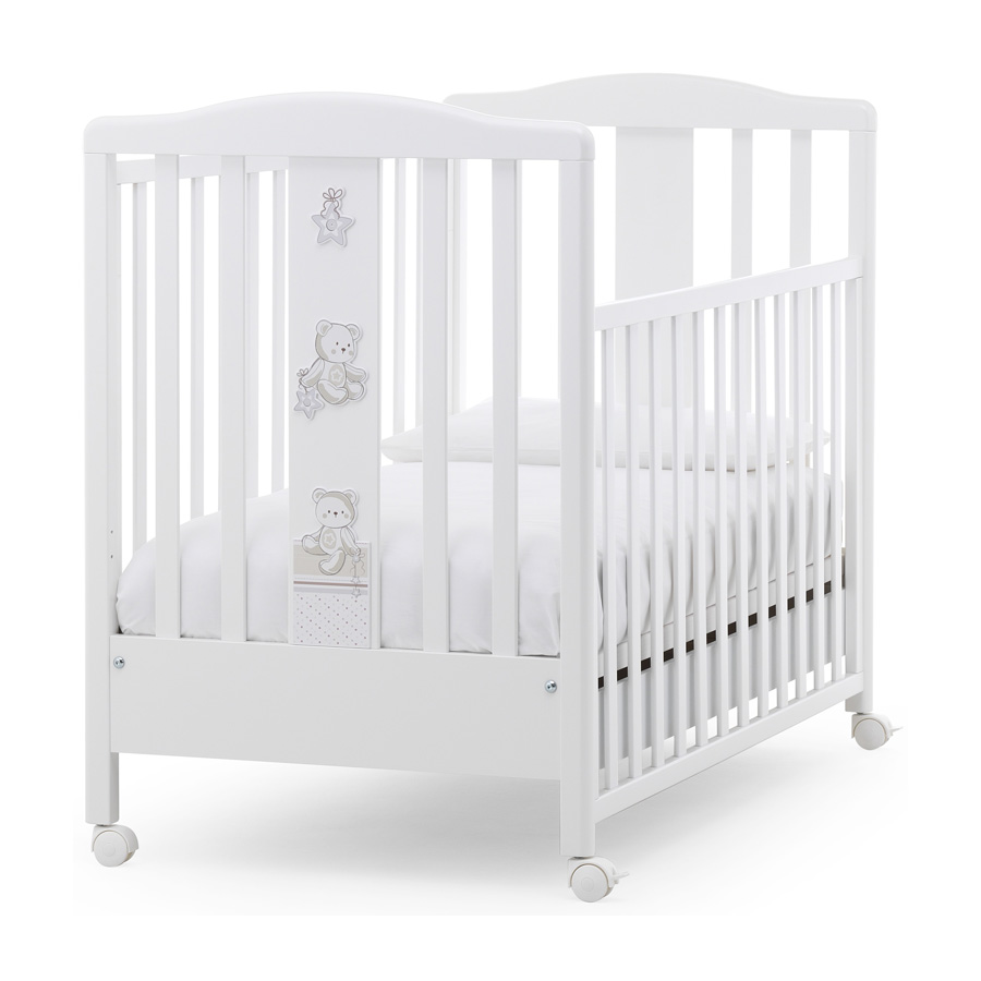 Бебешка кошара Italbaby AMICI Бял