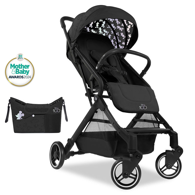 Бебешка лятна количка Hauck Travel N Care Disney 100 Black, Holographic Limited Edition Set
