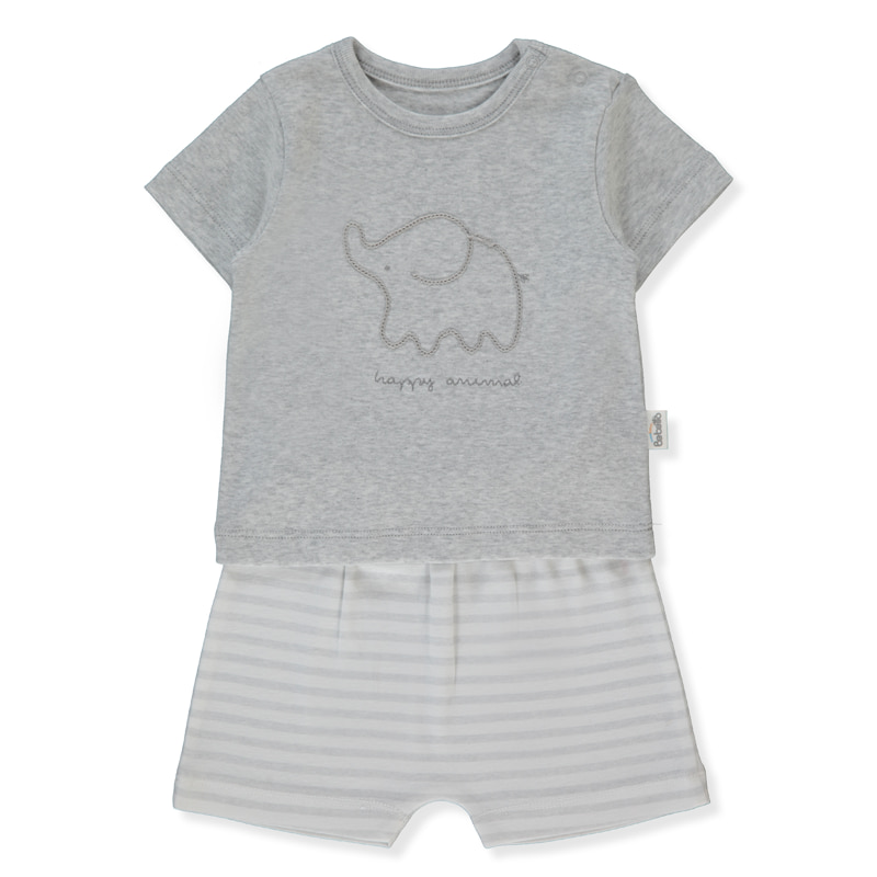 Бебешка пижама Bebetto Happy Animal, 2ч., 3-24 м., F1477