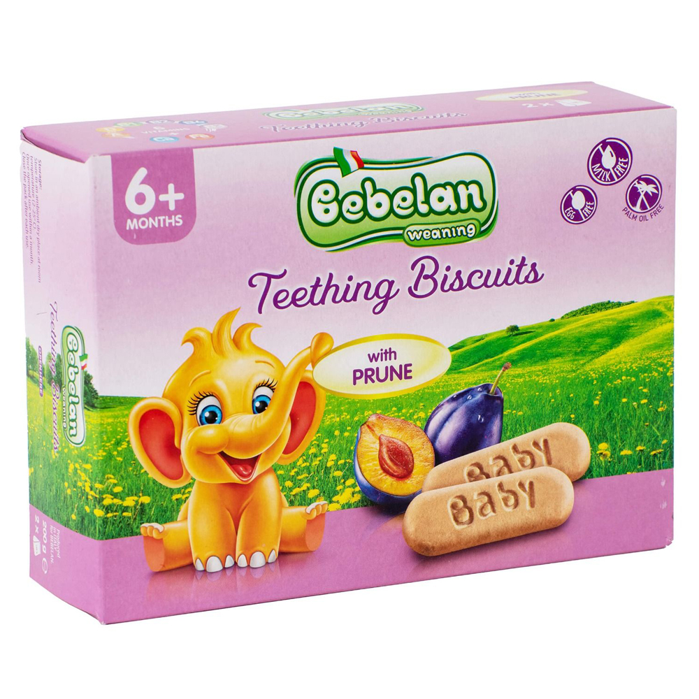 Бебешки бисквити Bebelan със слива 6+м 200гр.