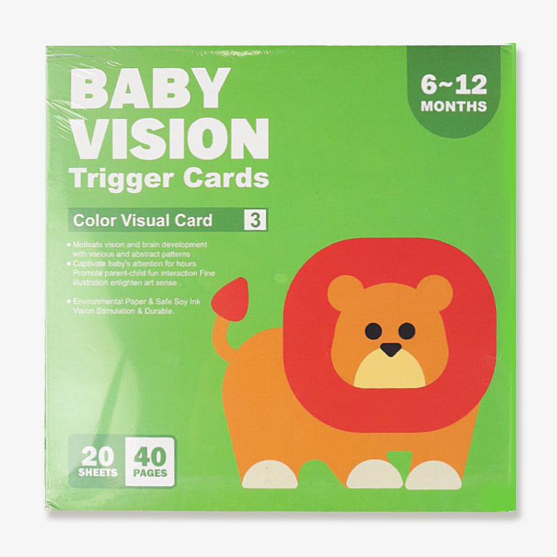 Бебешки карти за визуална стимулация Raya Toys, 0-12 м.