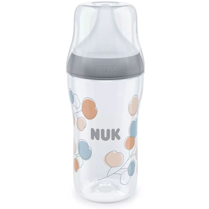 Бебешко пластмасово шише Nuk Perfect Match TC, 260 мл., 3 м+