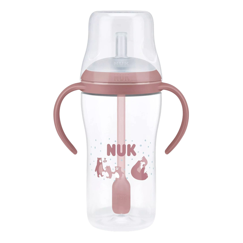 Бебешко шише за сок със сламка Nuk Perfect Match+, Temperature Control, 260 мл.