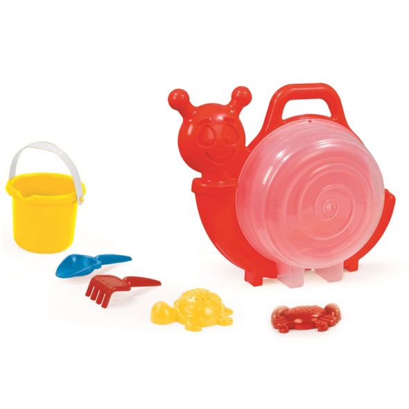 Игрален комплект DOLU Охлюв с плажни аксесоари - 2