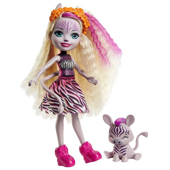 Кукла Mattel Enchantimals Royal Zebra Zedi ⭐ лв ТОП Цена