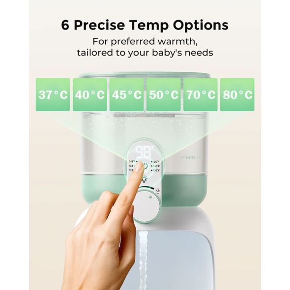 Нагревател и дозатор за вода за приготвяне на адаптирано мляко Momcozy с двойни светлини - 3