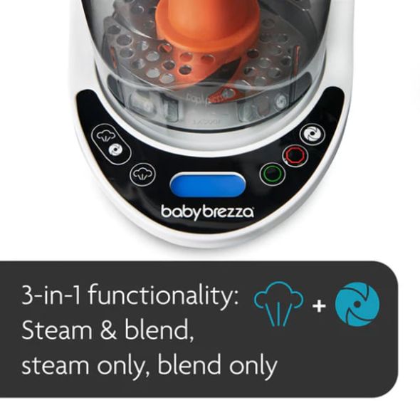 Уред за готвене на пара и блендер 3 в 1 Baby Brezza Food Maker Deluxe - 8