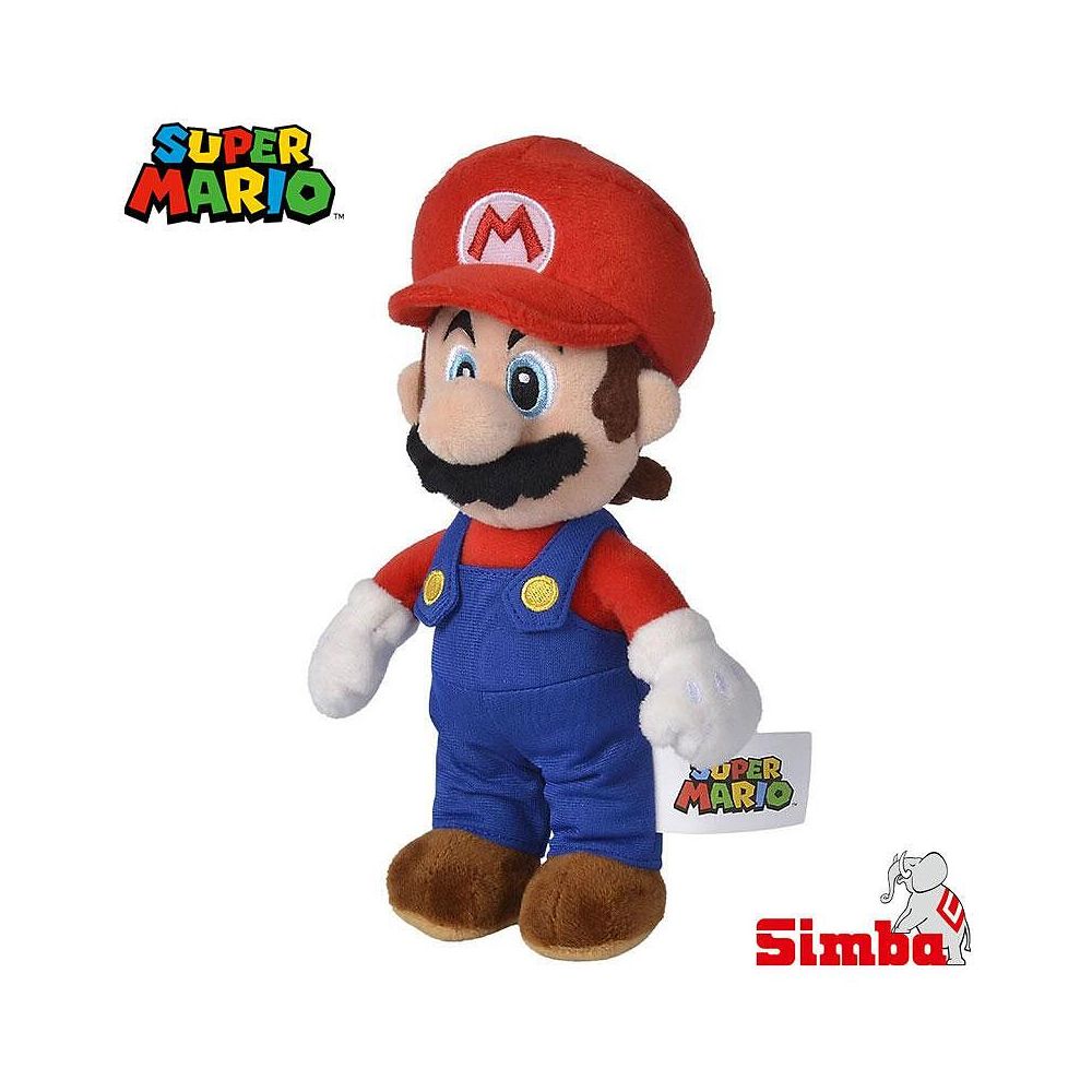 Плюшена играчка Simba Super Mario 20см, 4 вида - 2