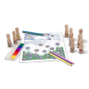 Дървени печати Melissa&Doug щастливи дръжки 12306