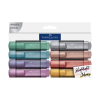 Комплект Текст маркери Faber Castell 8 металик цвята