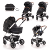 Бебешка количка Lorelli ANGEL 3в1 Black
