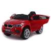 Акумулаторен джип Moni BMW X6M с кожена седалка JJ2199, червен