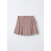 4656011 SKIRT CHECK QUADRO ROSA