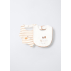 4653716 2PK BIB STAR OFF WHITE  T.U.