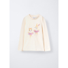 4655850 T-SHIRT L/S OFF WHITE