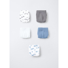 4659089 PK 5 BOXER 3 BLU/BIANCO