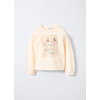 4667778 T-SHIRT LS CREAM PINK