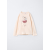 4668458 T-SHIRT L/S CREAM PINK