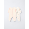 4654070 2PK ROMPER V LIGHT PINK