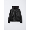 4654129 BIKER W/HOOD DAR BROWN