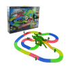 Светеща писта Raya Toys с динозаври 320 елемента