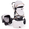 Бебешка количка 3 в 1 Kikka Boo Amaia Light Grey с трансформираща се седалка 