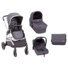 Комбинирана бебешка количка 3 в 1 Kikka Boo Maui Grey
