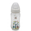 Стъклено шише за хранене Cangaroo с широко гърло 240 ml B0468